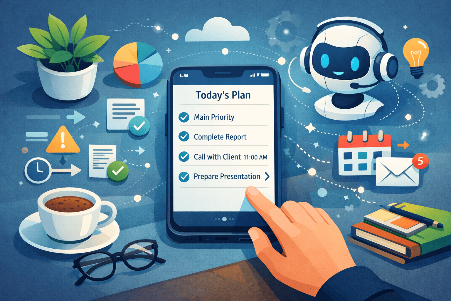 AI-assisted daily planning