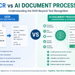 OCR vs AI document processing comparison